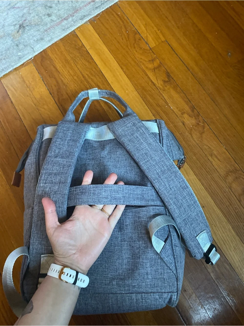 Gray Backpack